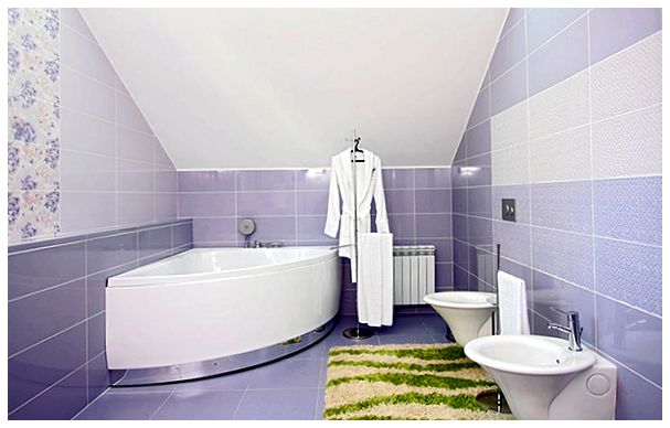Фиолетовая Ванная Комната Фото